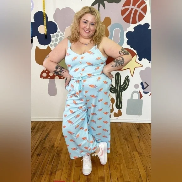 HAYLEY ELSAESSER - Shooting Star Cupro Jumpsuit - Picture 2 of 11